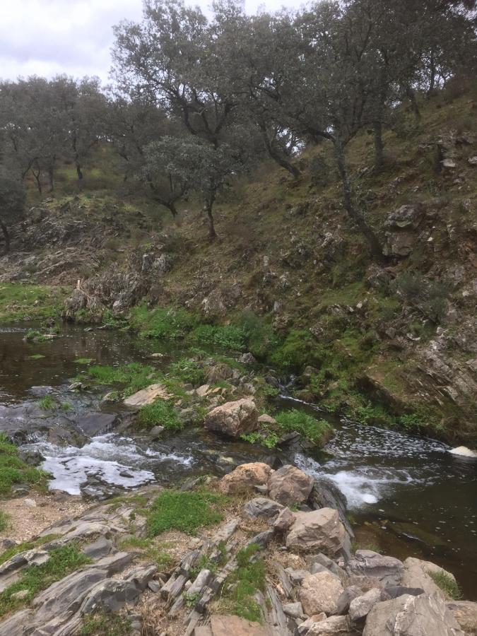 Casa Rural Navalonguilla Con Piscina Santa Olalla del Cala Eksteriør bilde